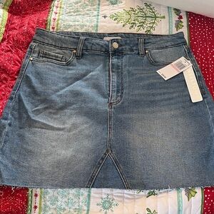 Tinseltown Blue Denim Mini Skirt